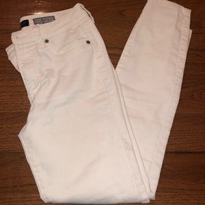 Aeropostale high waisted white jeans